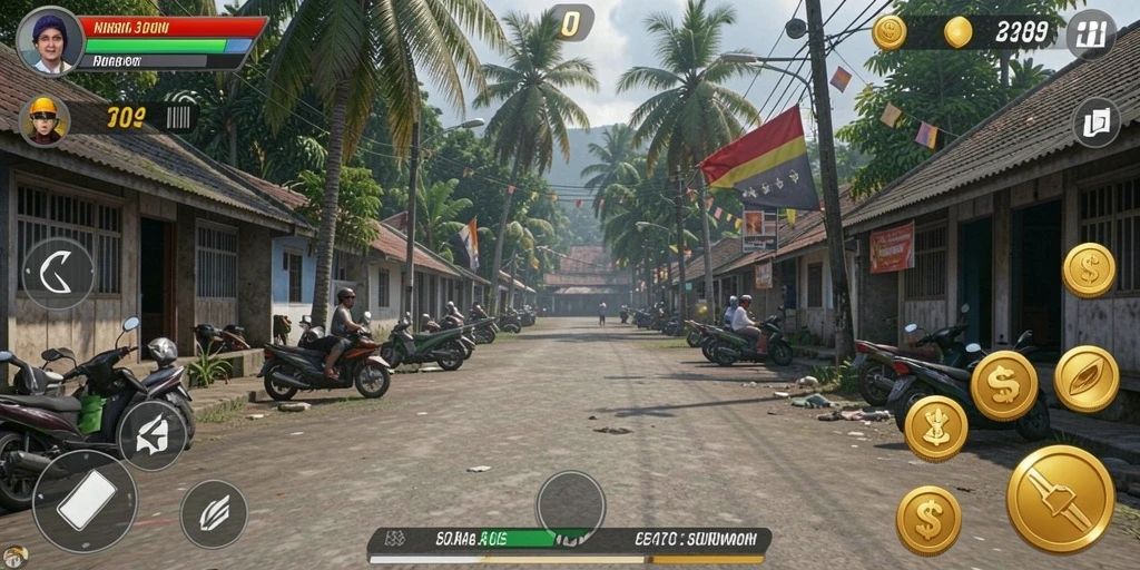 Level yang menantang dengan berbagai rintangan yang harus diatasi.