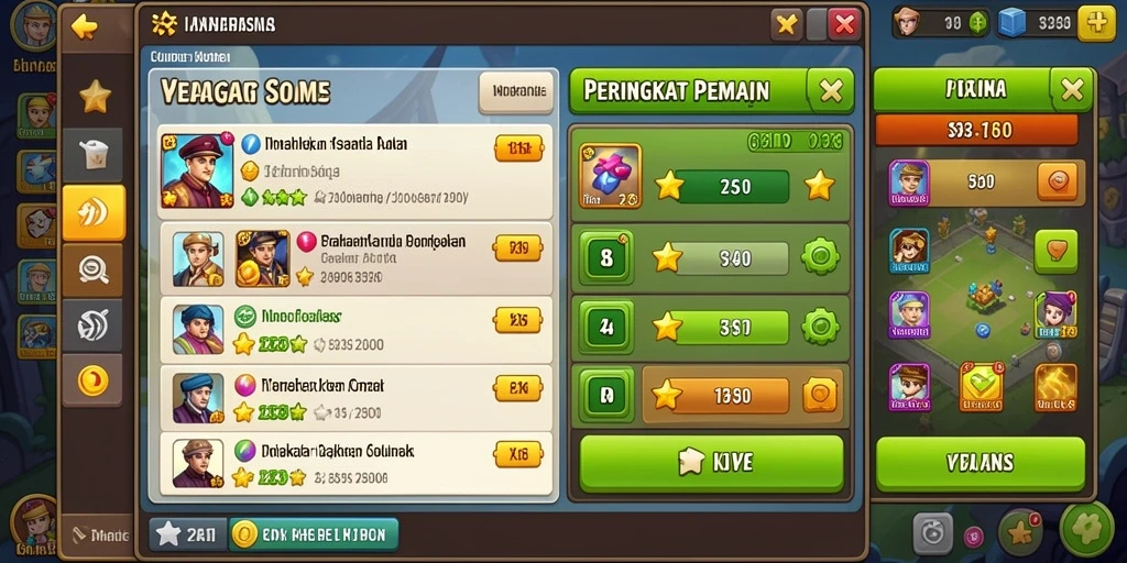 Level yang menantang dan penuh petualangan.
