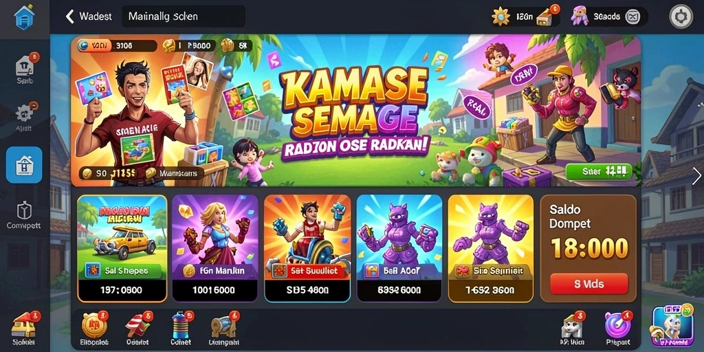 Pengaturan grafis yang memukau dan detail yang halus.